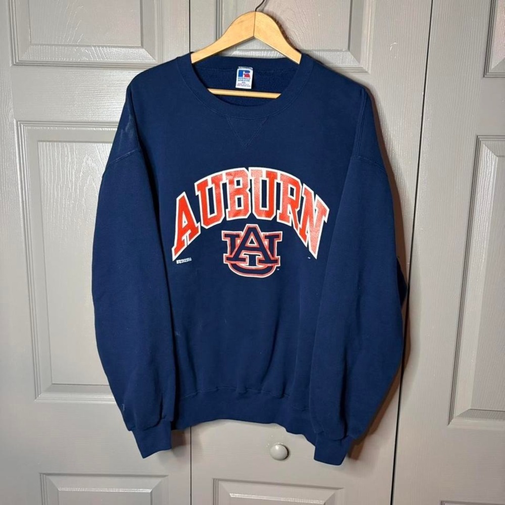 Vintage auburn sweatshirt Size XXL college Russel athletic pullover sportswear